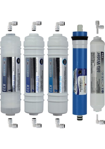 Kapalı Kasa Su Arıtma Cihazı Filtre Set 5 Aşama - Hyundai Membran