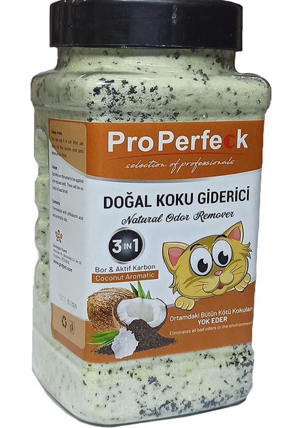 Coconat Kokulu Aktif Karbonlu Kedi Kumu Koku Giderici 500 gr