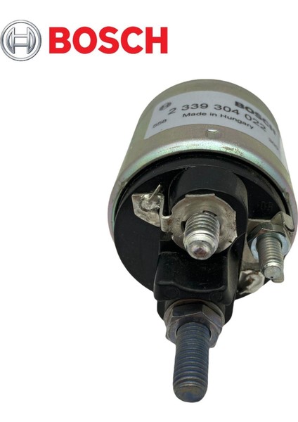 12V Marş Otomatiği Ince Gövde M6 Sol (24 Mm) (Kısa Piston)