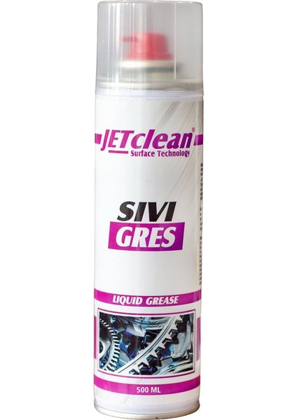 JETCLEAN SIVI GRES YAĞLAYICI SPREY 500 ML.