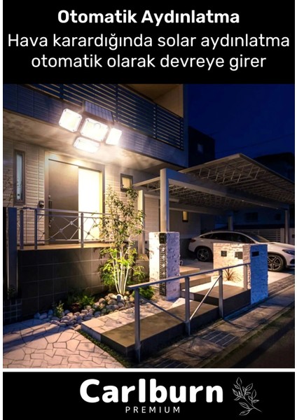 Özel Üretim Su Geçirmez Solar Güneş Enerjili 122 Ledli Hareket Sensörlü Bahçe Sokak 3 Modlu fiyatları