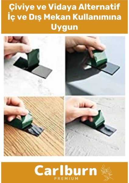 Güçlü Iz Bırakmayan Elastik Yapılı Çift Taraflı 36MM - 10 Metre Akrilik Köpük Bant - 1 Adet