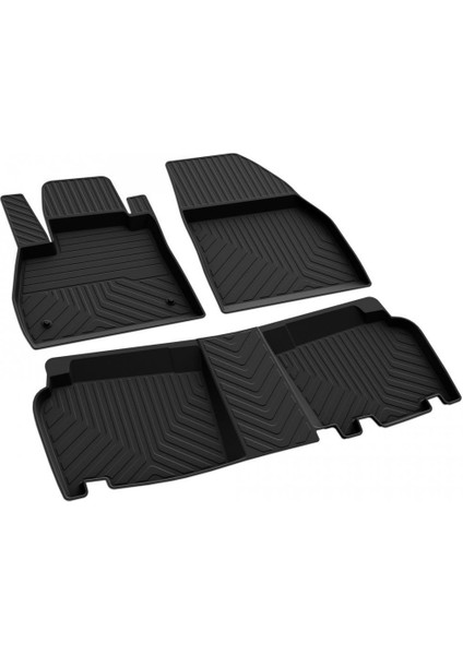 Mercedes Citan 1 W415 Ferrous 4d Havuzlu Kauçuk Paspas 2012 2021