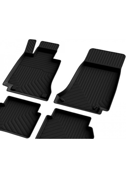 Mercedes C Serisi W204 Ferrous 4d Havuzlu Kauçuk Paspas 2007 2014 modelleri