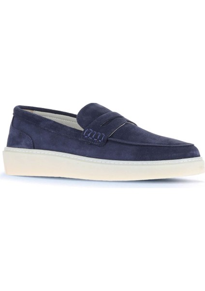 Lacivert Süet Erkek Loafer 07MA21774004 fiyatları