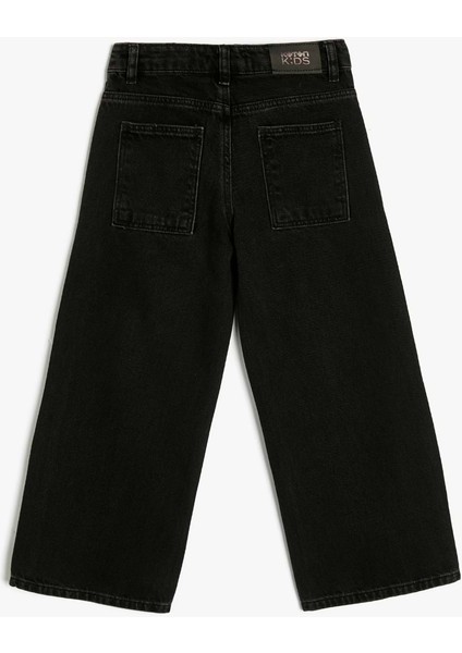 Kız Çocuk Giyim Kot Pantolon - Koton - 4SKG40080AD - Siyah - 7-8 Yaş fiyatları
