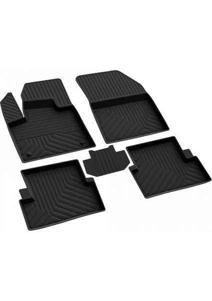 Peugeot 5008 Allure 2016 ve Üstü 4d Havuzlu Kauçuk Paspas Bmy