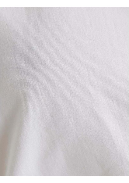 Mini Gömlek Elbise Pencere Detaylı Düğmeli Kısa Kollu Pamuklu - Koton - 4SAK80203UW - Beyaz - 34 fırsatları