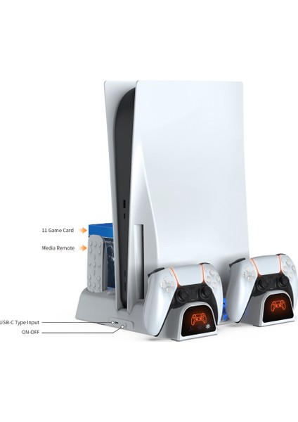 Ps5 Fat Çok Fonksiyonlu Soğutucu Dikey Stand Dobe TP5-1511