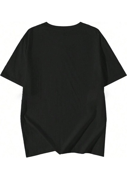 Kadın Siyah Vintage Leage 1990 Baskı Oversize Tişört fiyatları