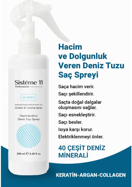 Ocean & Volume Hacimlendirici Deniz Tuzu Spreyi 250 Ml.