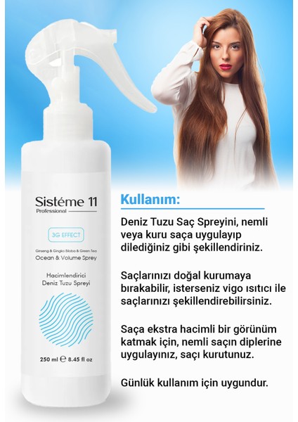 Ocean & Volume Hacimlendirici Deniz Tuzu Spreyi 250 Ml.