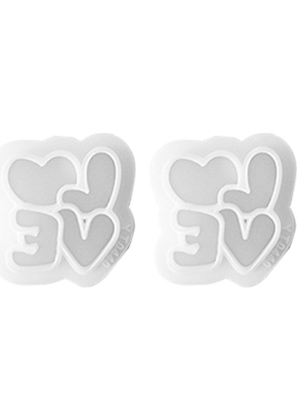 Sevgililer Günü Serisi Aşk Küpe Kil Kalıp Kalp Kolye Kesme Die Dıy Kabartma Araçları (Yurt Dışından)
