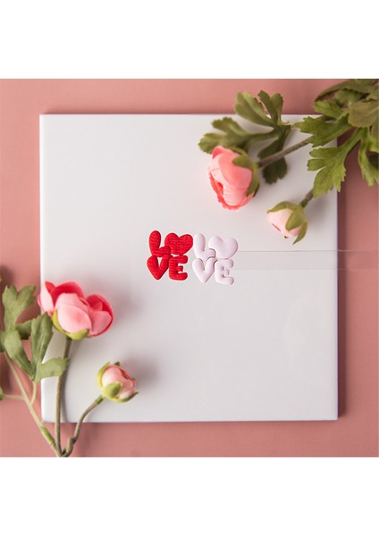 Sevgililer Günü Serisi Aşk Küpe Kil Kalıp Kalp Kolye Kesme Die Dıy Kabartma Araçları (Yurt Dışından) indirimleri