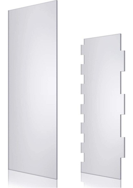 2 Adet Yeni Dikdörtgen Zikzak Şeffaf Kek Çizgili Kenar Kek Kek Oyma Aracı Silikon (Yurt Dışından)