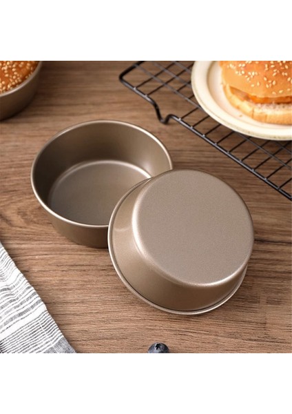 2 Adet Hamburger Kalıp Daire Stencil Paslanmaz Çelik Tencere Küre Kek Tava Tost Makinesi Fırın Tavalar Pizza Kitleri Pişirme (Yurt Dışından) modelleri