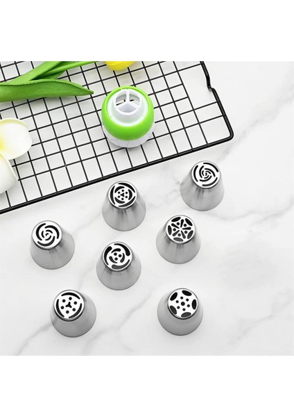 22 Paket Nozullar Kek Dekorasyon Araçları Çiçek Buzlanma Boru Memesi Krem Cupcake Ipuçları Pişirme Aksesuarları (Yurt Dışından) modelleri