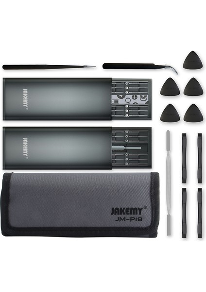 JM-P18 61 Parça Telefon Tablet Pc Elektronik Tamir Seti;jakemy