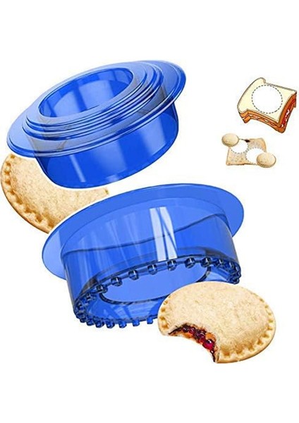 5 Pcs Uncrustable Sandviç Kesici Çocuklar Için Öğle Yemeği Uncrustable Sandviç Makinesi Mühürleyen, Çocuk Besleyici Kahvaltı Kalıp (Yurt Dışından)