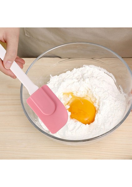 3 Adet Silikon Spatula Buttercream Kek Isıya Dayanıklı Fırça Mutfak Pişirme Pasta Aracı (Yurt Dışından)