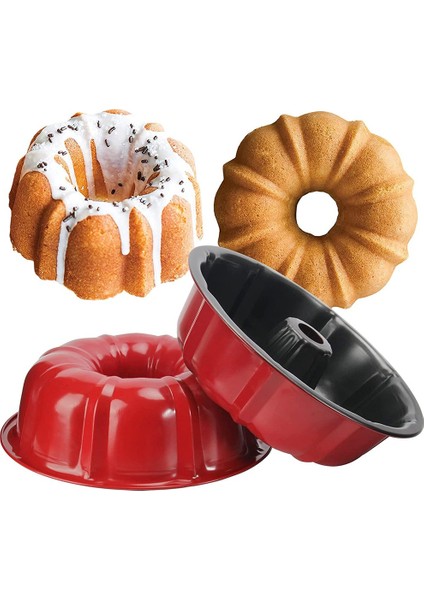 Kek Tavası Yapışmaz, Pişirme Için Yivli Tüp Kek Tavaları, Jello Için Ağır Hizmet Karbon Çelik Boru Tava Pişirme Kalıbı (Yurt Dışından)