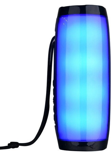 Kablosuz Bluetooth Hoparlör LED Melodi Renkli Işık Yaratıcı Hediye Açık Su Geçirmez Subwoofer (Yurt Dışından)