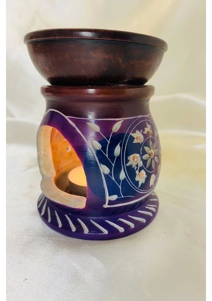 Buhardanlık Obsidye Taşı El Işi Feng Shui Lotus Çiçek Sembolü Buhurdanlık fiyatları