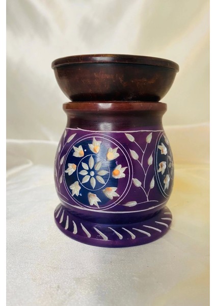 Buhardanlık Obsidye Taşı El Işi Feng Shui Lotus Çiçek Sembolü Buhurdanlık modelleri