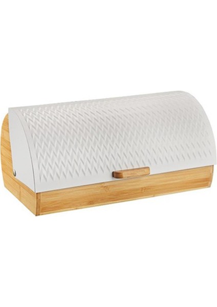 Bambu Ekmeklik Ekmek Sepeti Lüks Ekmek Kutusu – Zigzag Desen