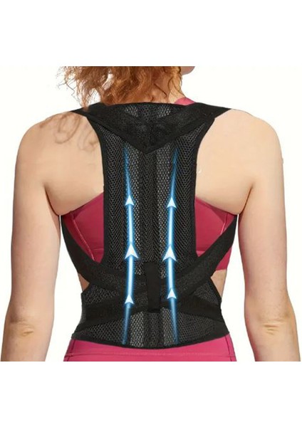 Ayarlanabilir Medikal Dik Duruş Sırt Korsesi Kadın Erkek Portür Önleyici Dik Duruş Sporcu Korsesi fırsatları