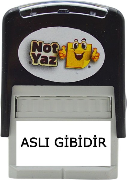 Not Yaz Express Hazır Muhasebe Kaşesi HMK 8667 Aslı Gibidir