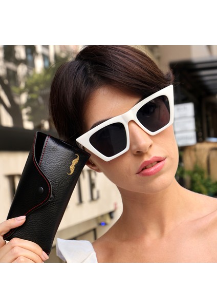 Baba Fiyatlar Cat Eye Beyaz Kadın Güneş Gözlüğü modelleri