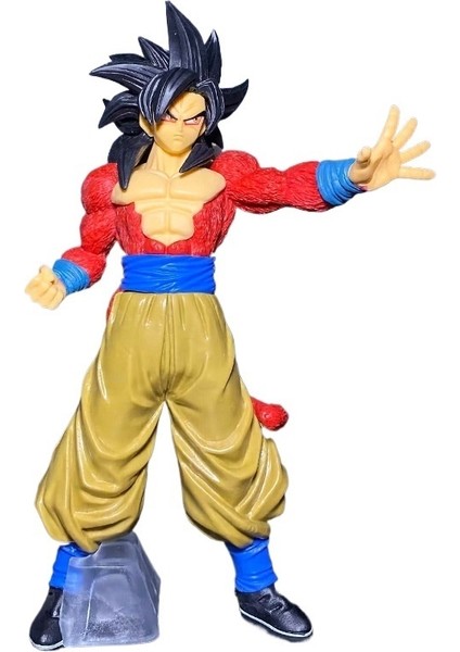 Dragon Ball Serisi Süper Dört Güneş Wukong Süper Saiyan Şekil Modeli Animasyon Süsleme (Yurt Dışından)