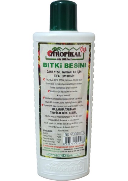 Bitki Besini Daha Yeşil Yapraklar Için 500 ml