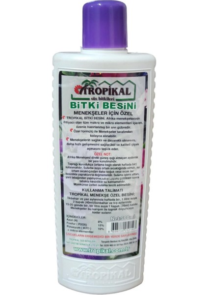 Tarımsepeti Menekşe Bitki Besini (500 Ml)
