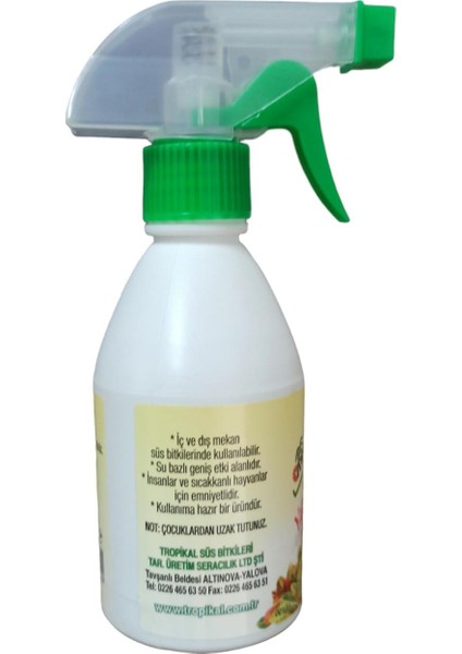 Yaprak Temizleyici Haşere Önleyici Sprey 250 ml Tropikal fırsatları