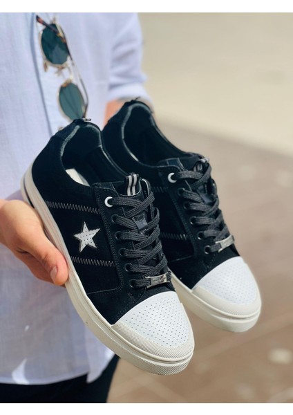 10207 Deri Yıldızlı Erkek Günlük Sneaker Ayakkabı fiyatları