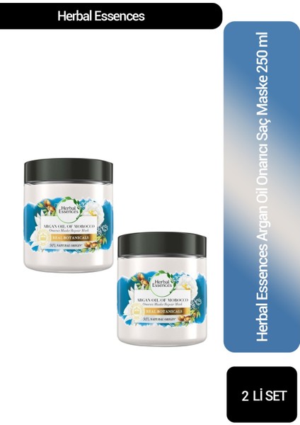 Argan Oil Onarıcı Saç Maske 250 Ml X 2 Adet