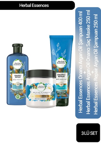 Onarcı Argan Yağı Saç Bakım Seti