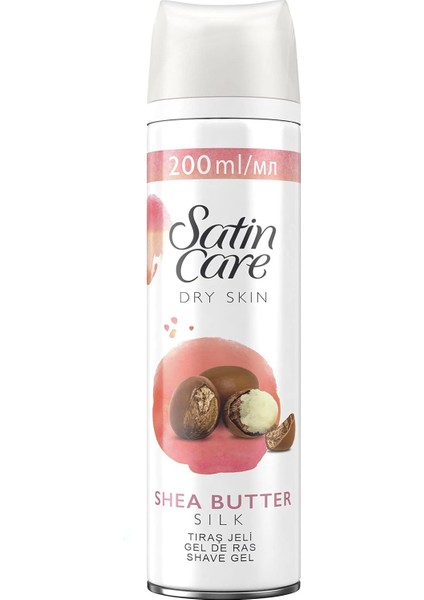 Gillette Satin Care Shea Butter Kadın Tıraş Jeli 200 ml