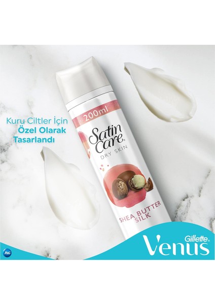 Gillette Satin Care Shea Butter Kadın Tıraş Jeli 200 ml modelleri