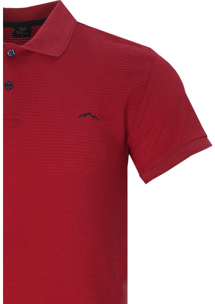 Erkek Bordo Polo Yaka Yazlık Pamuklu Kısa Kollu T Shirt fiyatları