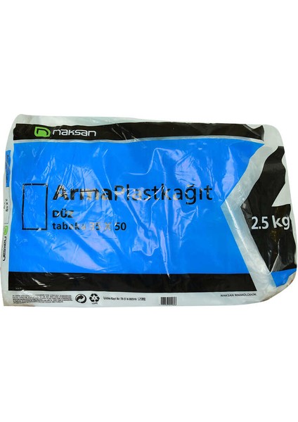 CLZ214 Plast Kağıt Bloklu Plast Naylon Şeffaf Düz Tabaka 35X50 cm 2500 gr Paket