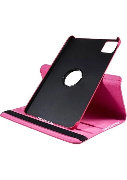 Xiaomi Pad 6 11 Inç Uyumlu 360° Dönebilen Standlı Tablet Kılıfı Ekran Koruyucu ve Kalem Seti Pembe fiyatları