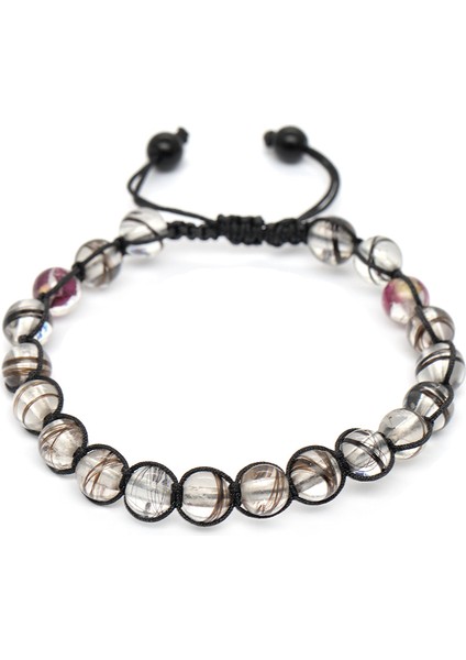 Makrome Örgülü Kişiye Özel Saç Teli Içerir Kadın Bileklik fiyatları