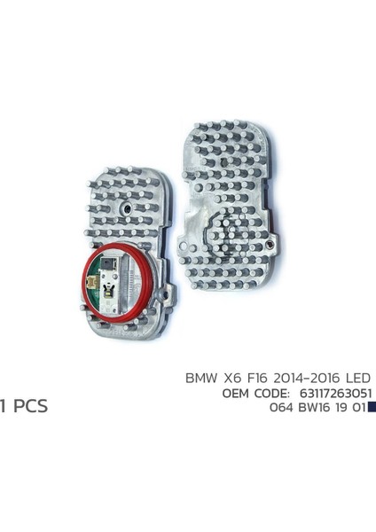 Bmw X6 F16 2014-2016 LED Modül 63117263051