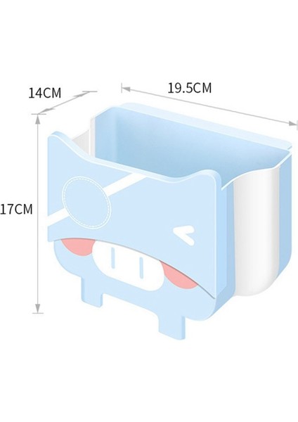 Çöp Kutusu, Mutfak Dolabı Kapısı Duvara Monte Çöp Torbası Depolama Kutusu Banyo Tuvalet Arabası Katlanabilir Çöp Kutusu (Yurt Dışından)