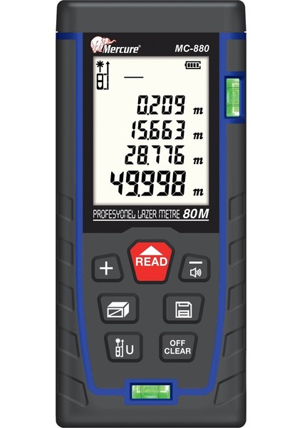 MC-880 Profesyonel Lazer Metre 80 Metre
