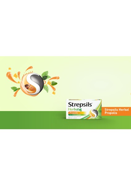Herbal Propolis & C Vitamini ve Kır Iğdesi Içeren Pastil