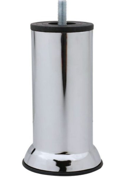 Metal Ayak 8 mm Vidalı(Pasolu) Mobilya Koltuk Baza Ayağı (Metal 6 cm-10 cm-12 cm 8 mm Vidalı)